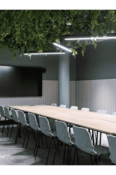 LEDENERJİ Led Lineer Aydınlatma 100cm 6500K Beyaz Işık Rengi Sarkıt Avize Arm...