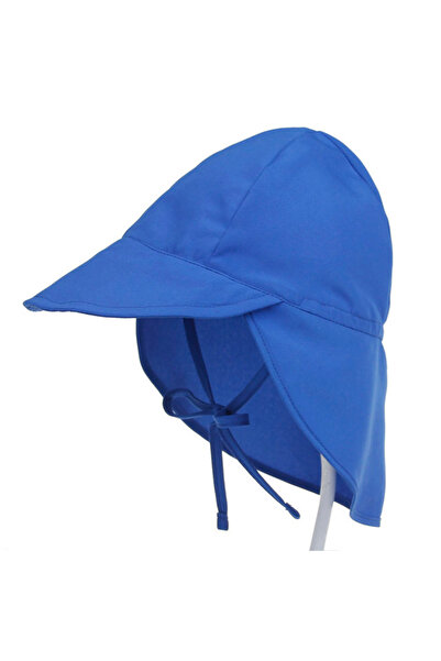 REDQUIT ® Sun Hat with Neck Protection, Adjustable, Babies, UPF 50+, Blue