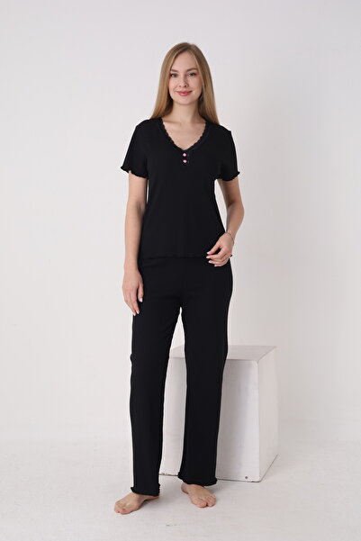 Cotpark Women's 100% Cotton Stretch Fabric Pajamas Set 14724