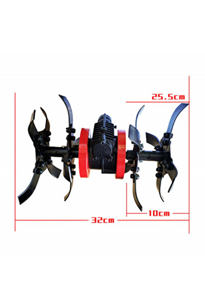 Roco Brushcutter accessory "cultivator" (28mm-9 teeth) Superior quality
