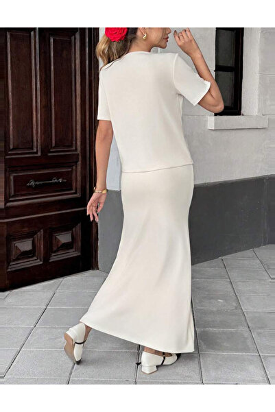 Sheya Shein set, cream