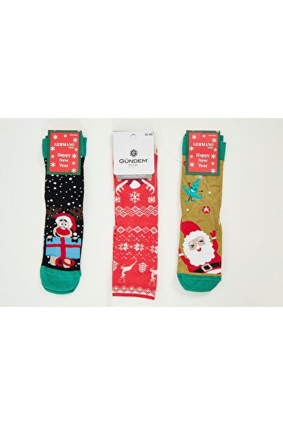TRENDHİLL C102 Πρωτοχρονιάτικες κάλτσες με σχέδια