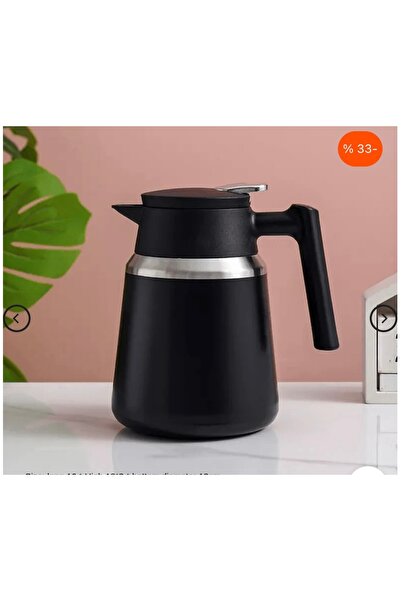 Generic A heat-insulated coffee or tea thermos designed to keep beverages fresh for extended periods.