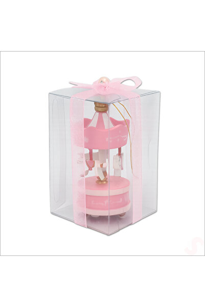 Süsle Baby Party Kutulu Mini Atlı Karınca, 8,5cm x 3,5cm - Pembe