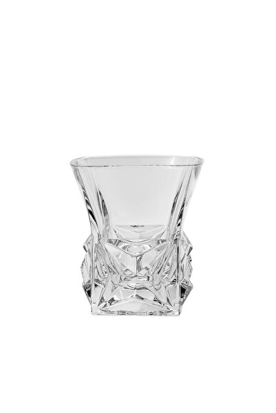 Bohemia Jihlava 1845 Set of 6 Bohemia Pyramid DOF crystal whisky glasses 280 ml