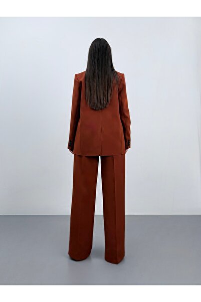 ossons Limited Edition Jacket Vest Palazzo Trousers 3-Piece Suit