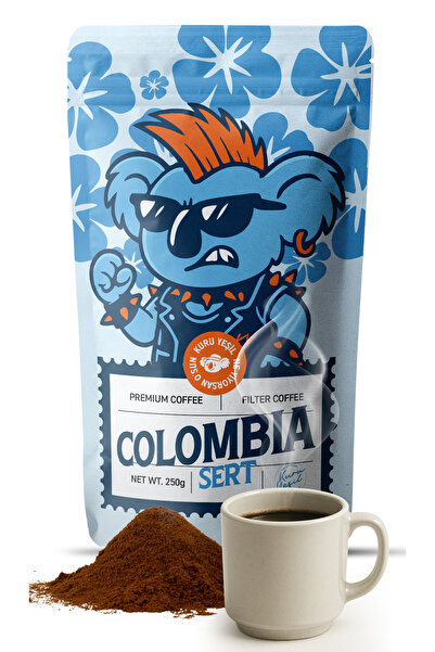 Kuru Yeşil Filtre Kahve 250 gr –Colombia - Öğütülmüş - Taze - SERT