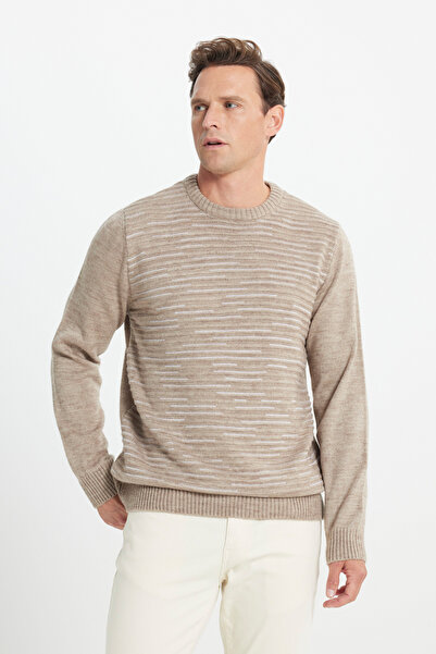 ALTINYILDIZ CLASSICS Πλεκτό πουλόβερ με στάνταρ εφαρμογή VIZON-KEMIK με κορδόνι πουλόβερ με στάνταρ εφαρμογή