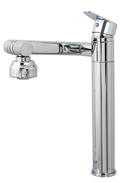 Trendy's TRENDY S washbasin mixer, countertop mounting, movable spout, adjustable aerator with two functions