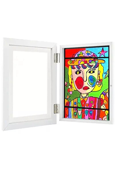 Gonga Rama foto din lemn, A4, 33x25 cm, Gonga® Alb