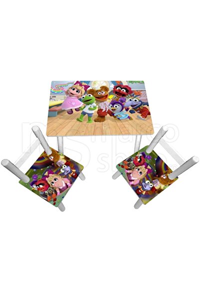 Marcoshop Masuta copii cu 2 scaune Muppet Babies