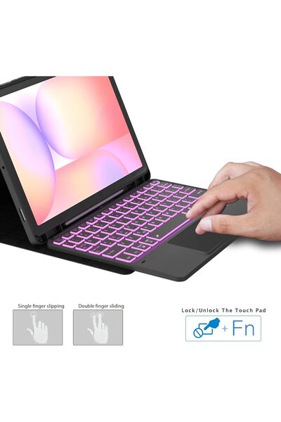 HYX Keyboard Case for Samsung Galaxy Tab S10 Lite/S9 FE/S10 FE/Tab S9