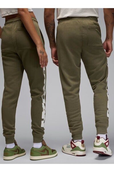 Nike Jordan Mvp Fleece Pants Men's Khaki Sports Sweatpants