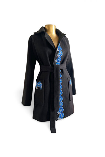 MDY-marketplace Coat with unique floral pattern