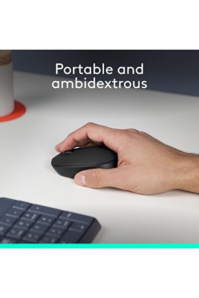 logitech M171 Wireless Mouse with USB Mini Receiver, Optical Tracking, 12-Month Battery - Black