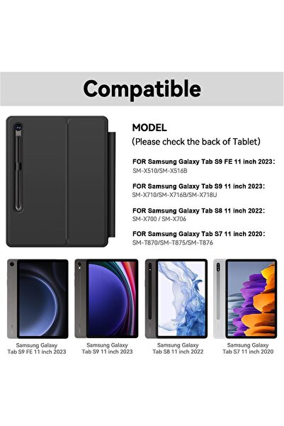 HYX Magic Keyboard for Samsung Galaxy Tablet 11'' UK Layout - Black