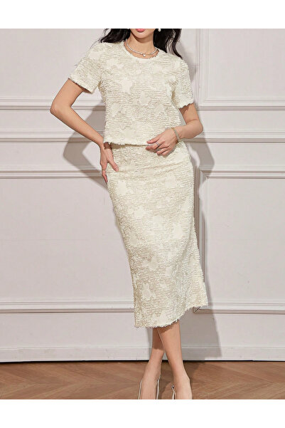 Sheya Shein set, cream