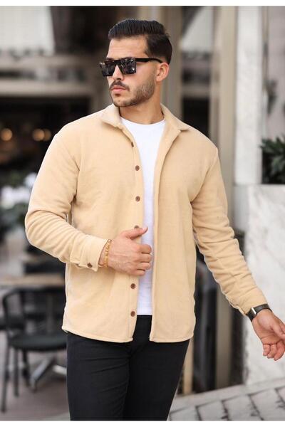 neonstore Buttoned Men's Fleece Shirt