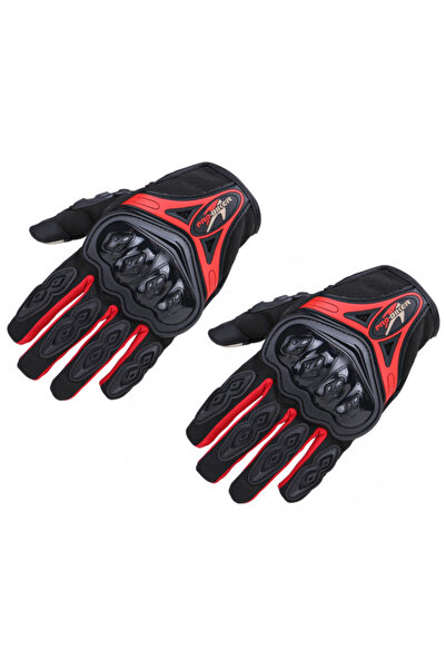 Roco Pro Biker Protective Gloves (Red)