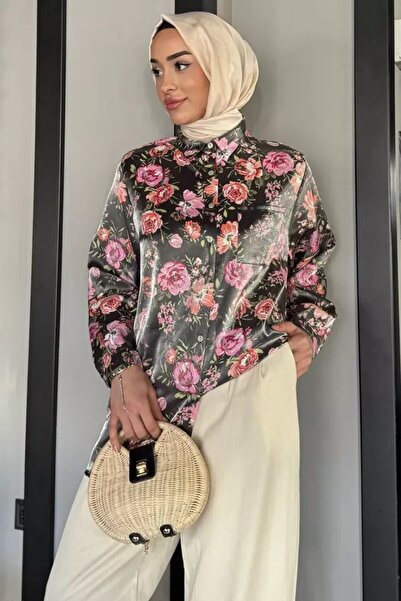 BRGCLOTHING Floral Patterned Shirt