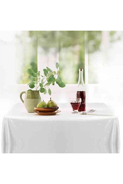 Dormisete DHome Damask Spain Tablecloth 150×180 cm White for 6 Persons