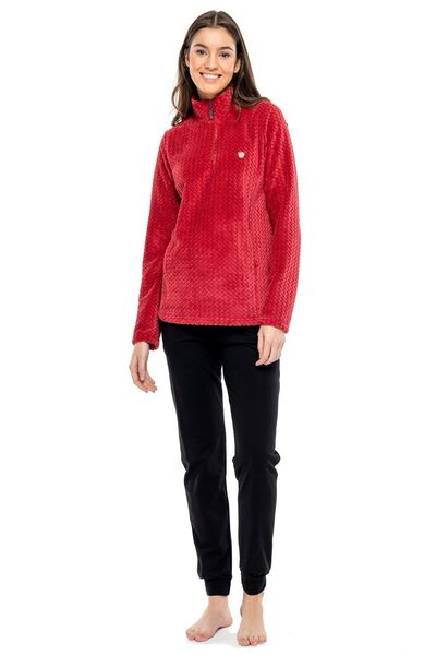 MORRO 3989 Women's Strawberry Patchwork Tracksuit Set - strawberry