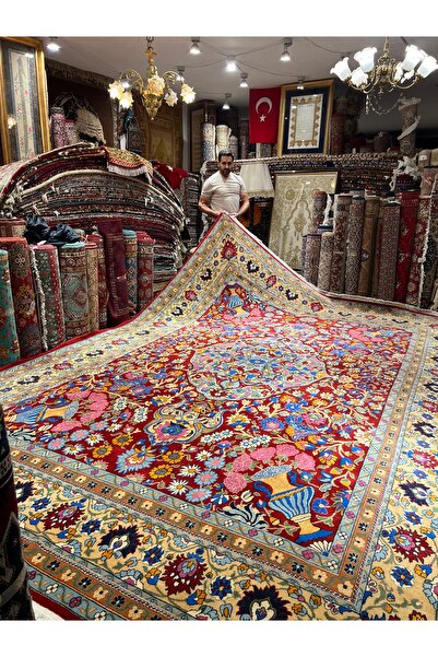 RD RAMAZAN DAĞ EL HALI SANATI El Dokuma Duruder Hereke Halısı Rengarenk Muazz...