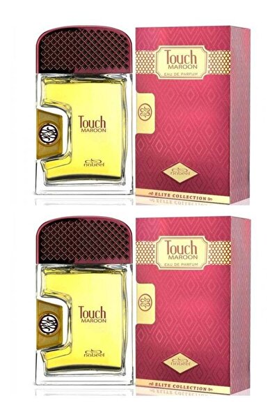 Nabeel قطعتان من عطر تاتش مارون أو دو برفوم 80 مل، عطر للجنسين يدوم طويلًا