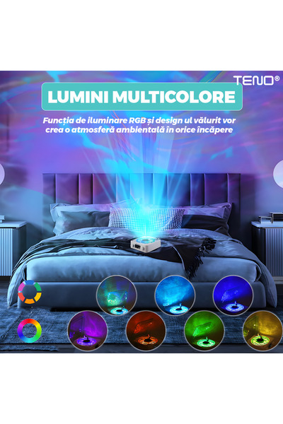 Teno Vintage Gramophone Teno®, vinyl record player with Bluetooth speaker, for bedroom/office/parties, wh