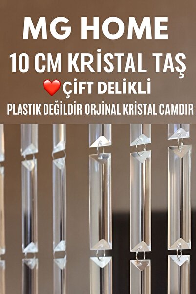 MG HOME CU DUBLĂ GĂURĂ 🌼   50 bucăți 10 cm 🌺 Cristal Candelabru Pietra Tabu...