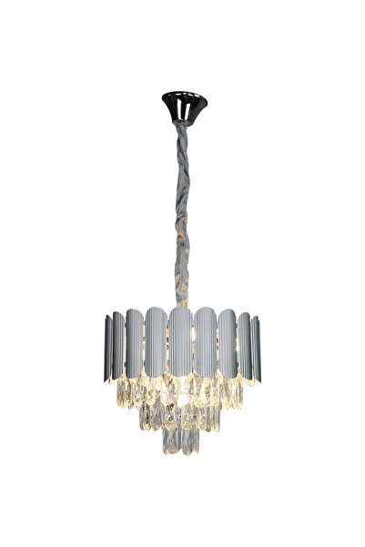 HAMER Modern silver crystal chandelier E14*5, 400mm size