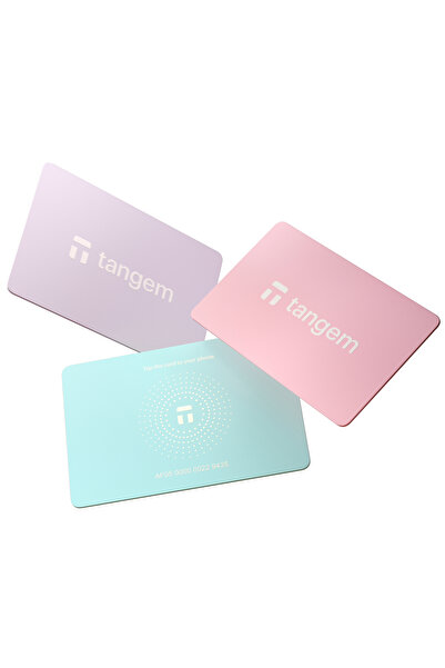 Tangem Wallet Blush Sky Kripto Para Cüzdanı (Cold Wallet) 3'lü Kart