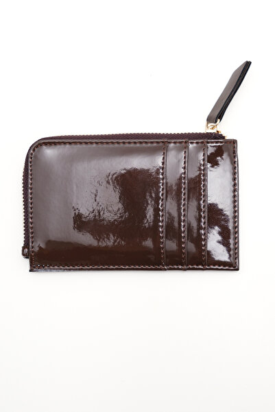 Addax Patent Leather Mini Card Holder Wallet Czdn153