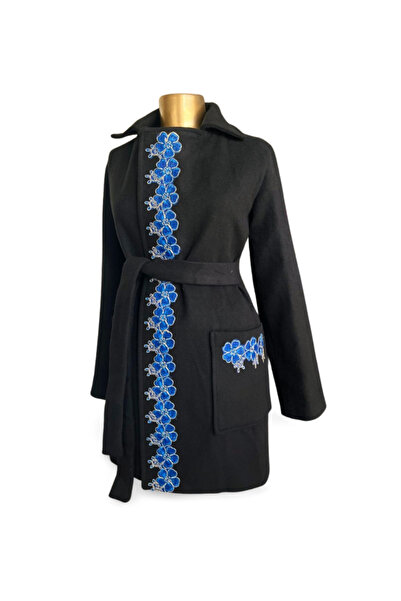 MDY-marketplace Coat with unique floral pattern