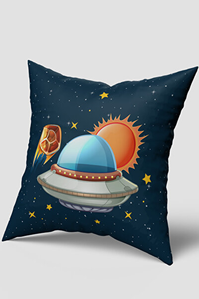 Bebemotto Space, Planets, Double-Sided, Velvet Fabric, Children's Baby Room T...
