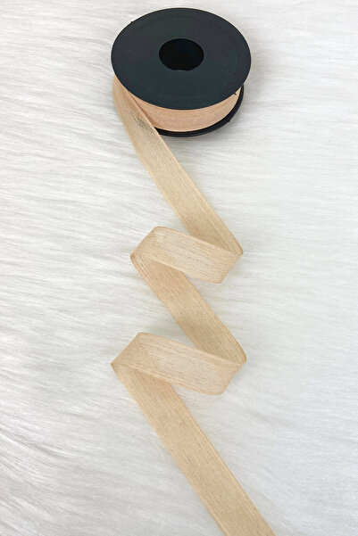 ZEYMERADE Κορδέλα Καπουτσίνο Λινό Νοπέλι 2,5 εκ. 20 μέτρα, Κορδέλα Διακόσμησης Δώρου Ειδικής Ημέρας Προσωπικής Προσφοράς