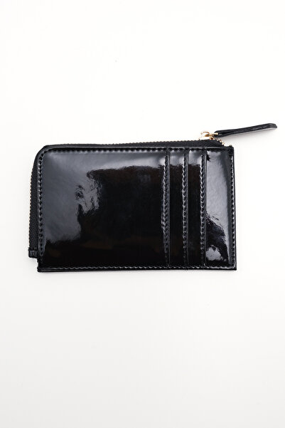 Addax Patent Leather Mini Card Holder Wallet Czdn153