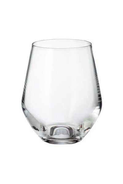 BOHEMİA CRYSTAL Set 6 pahare coniac Crystal Bohemia Grus 350 ml transparent