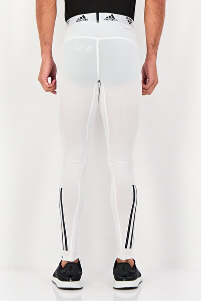 adidas Men Sportswear Fit Brand Logo Training Tights, White Combo