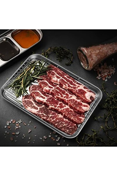 PUFO Tavă de cuptor cu grătar detașabil - Ideală pentru fripturi, prăjituri, legume la cuptor și gătit sănătos acasă