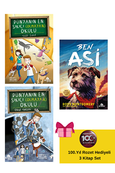 Kronik Kitap 5 Sınıf Okuma Seti - Dünyanın En Sıkıcı Olmayan Okulu 1-2 - Ben ...