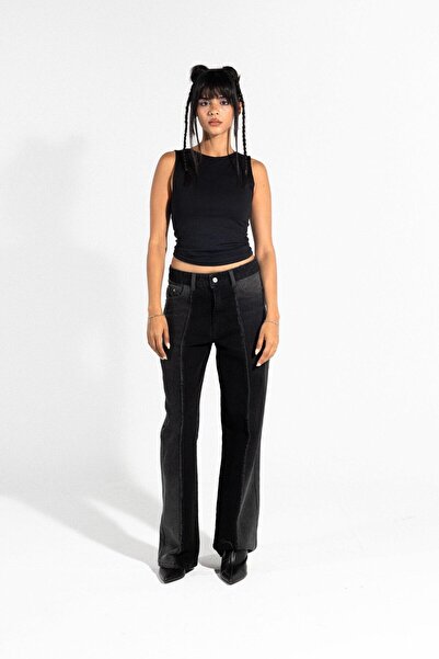 CARINA Contrasting color jeans