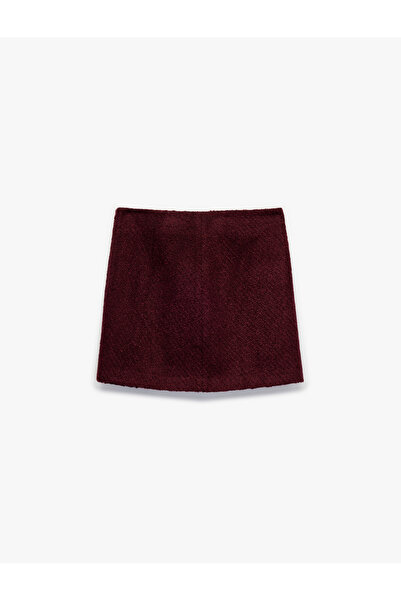 Koton Fusta mini din tweed A croială