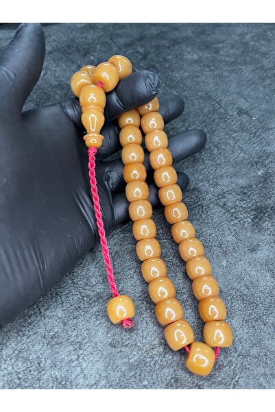 Mos Tespih سبحة كهرمانية قابلة للطي كبيرة الحجم وفاخرة وعتيقة وقابلة للجمع