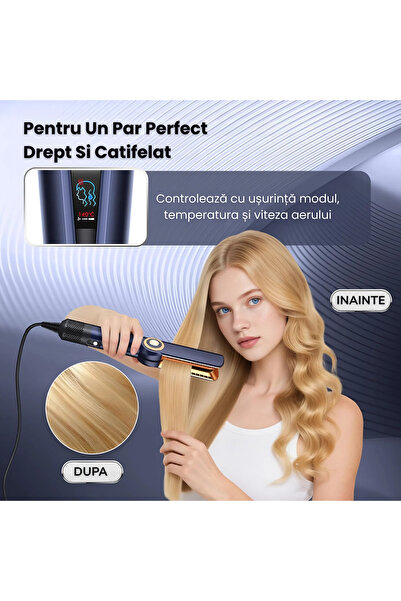 OEM Aparat de Indreptat si uscat Parul, Placa de par 2-In-1, 1600W,Temperatura, 110°C si 140°C + Boost