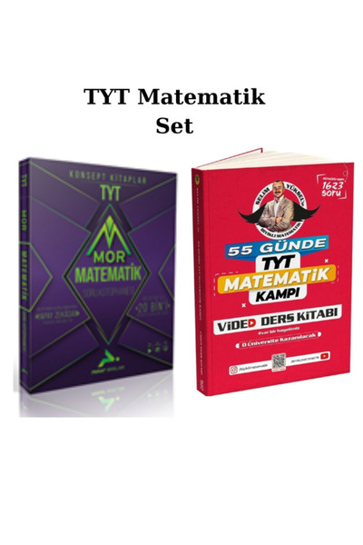 paraf yayınları Paraf Mor Tyt Matematik Soru Kütüphanesi - TYT Bıyıklı Matema...