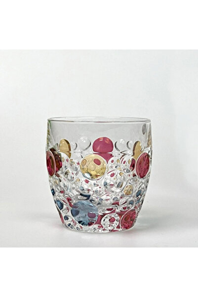 BOHEMİA CRYSTAL Set of 6 Bohemia Lisboa Crystal Glasses 350 ml Multicolor