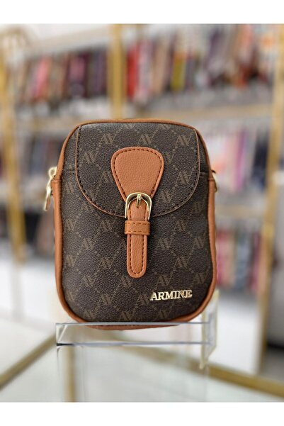 Armine Bag Coffee Dotted Ar40609