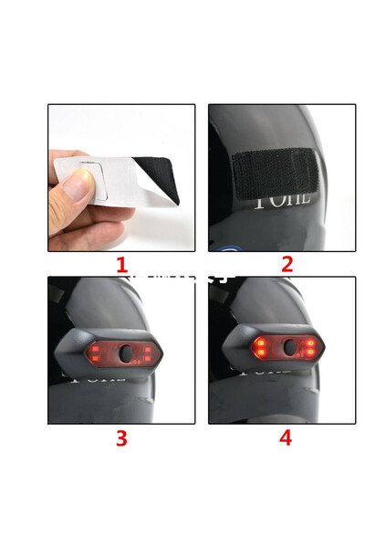 Roco LED motorcycle helmet light