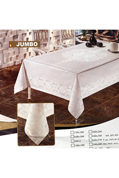 Global-Store Global Store Jumbo rectangular tablecloth 160x220 cm grey